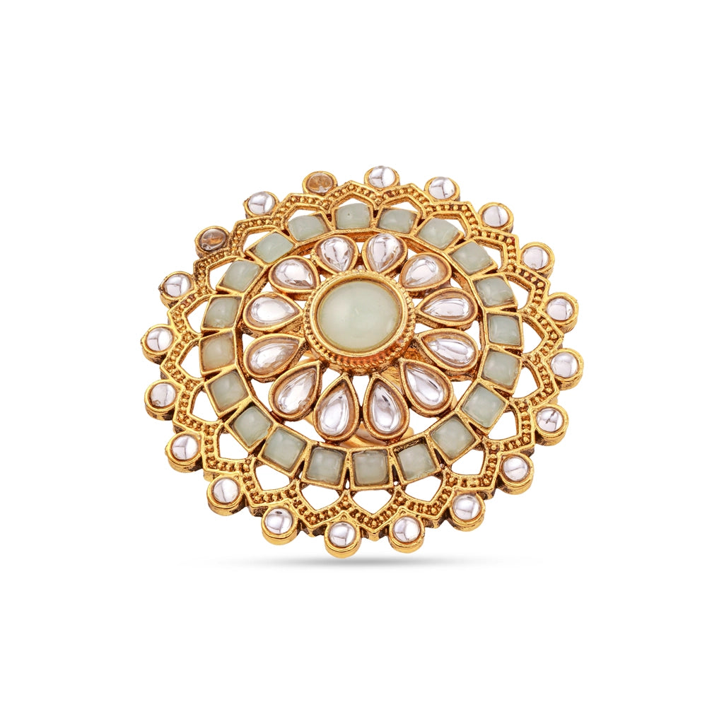 Rajvansh Halo Ivory Pearl