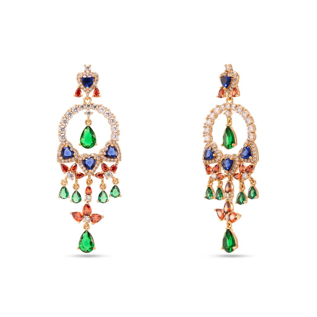 Aarohi Royale Chandelier Earrings