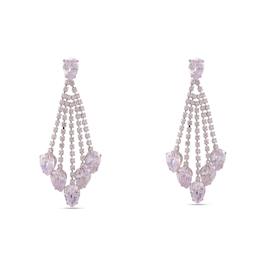Celeste Cascade Crystal Danglers
