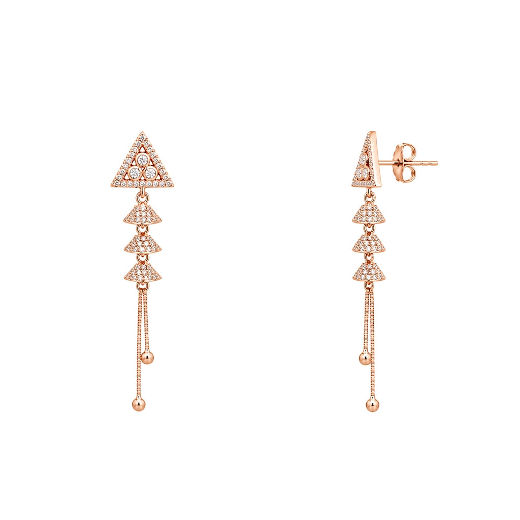 Triara Luxe Crystal Dangler Earrings