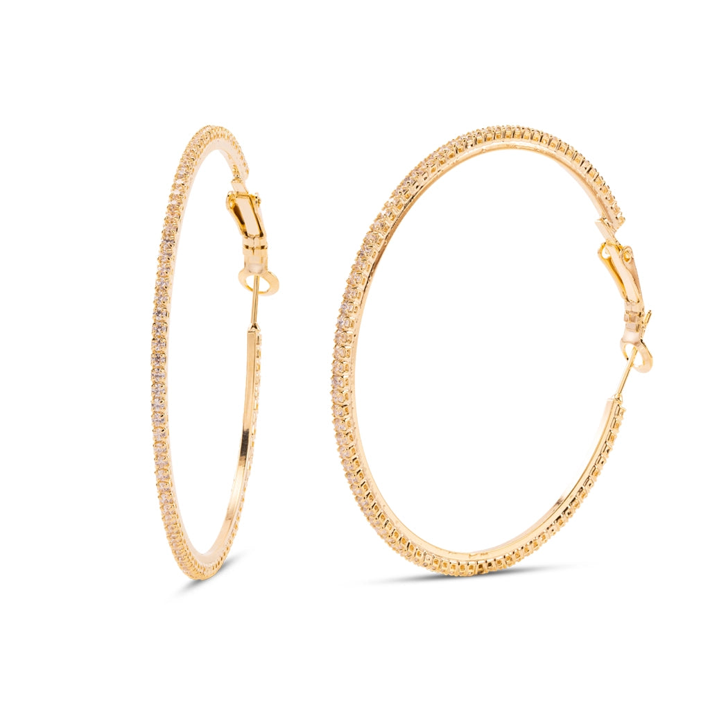 Golden Eternity Crystal Bangle