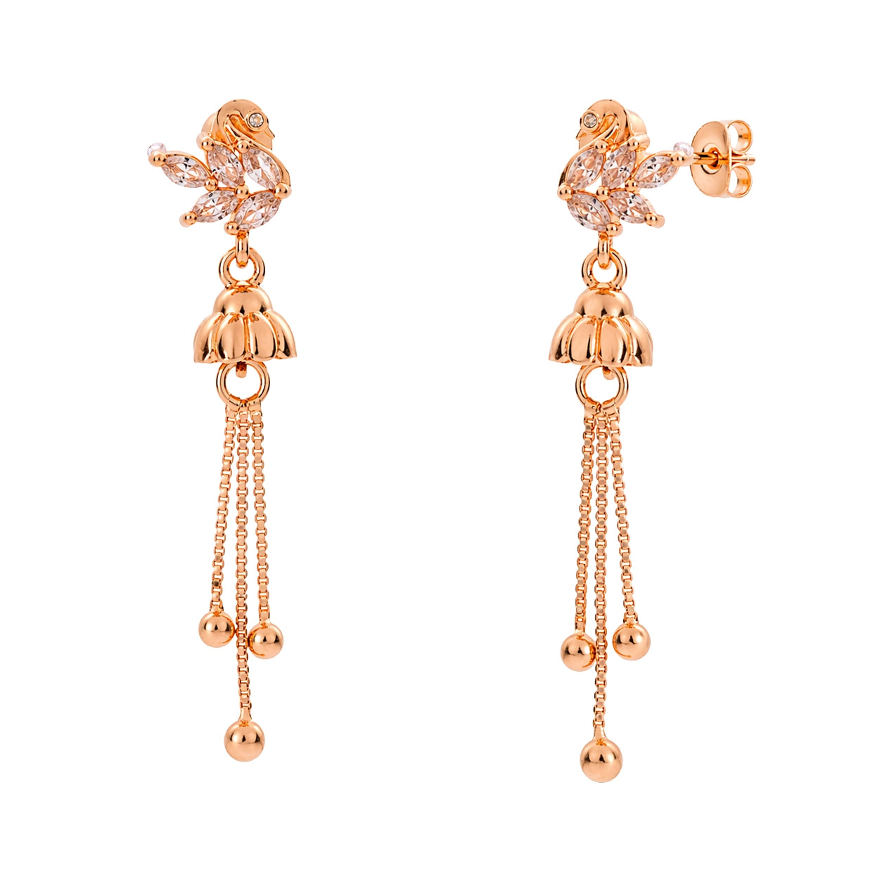 Swan Royale Tassel Danglers