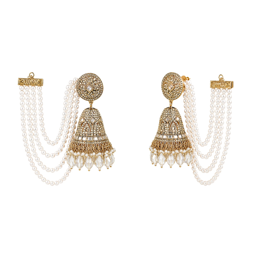 Shehzaadi Jhumka Ear Chains
