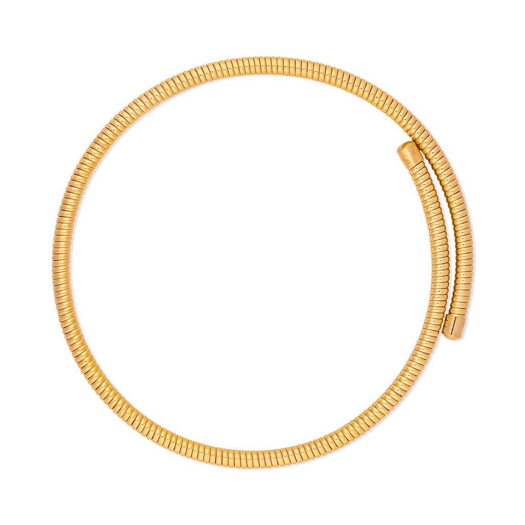 Serpente Luxe Gold Collar Necklace