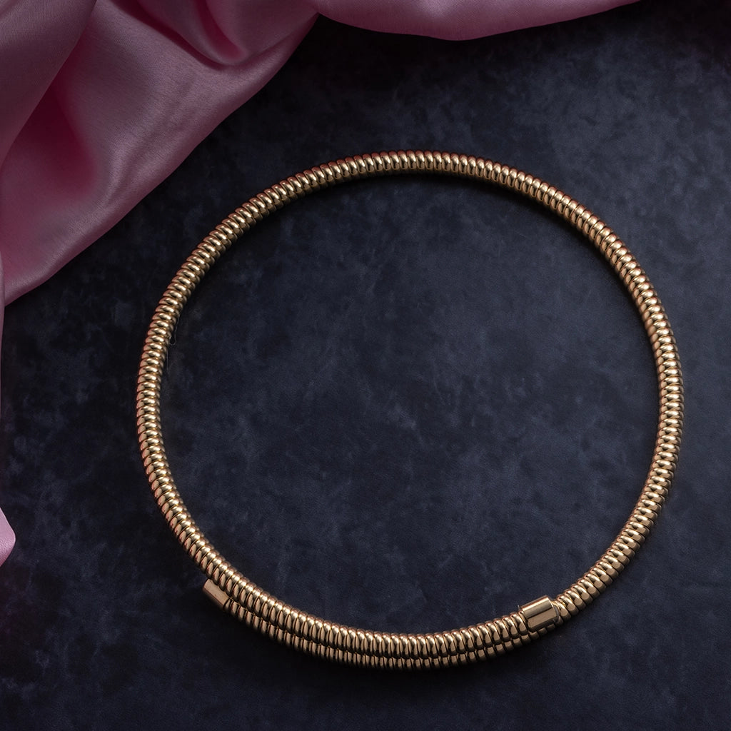 Serpente Luxe Gold Collar Necklace
