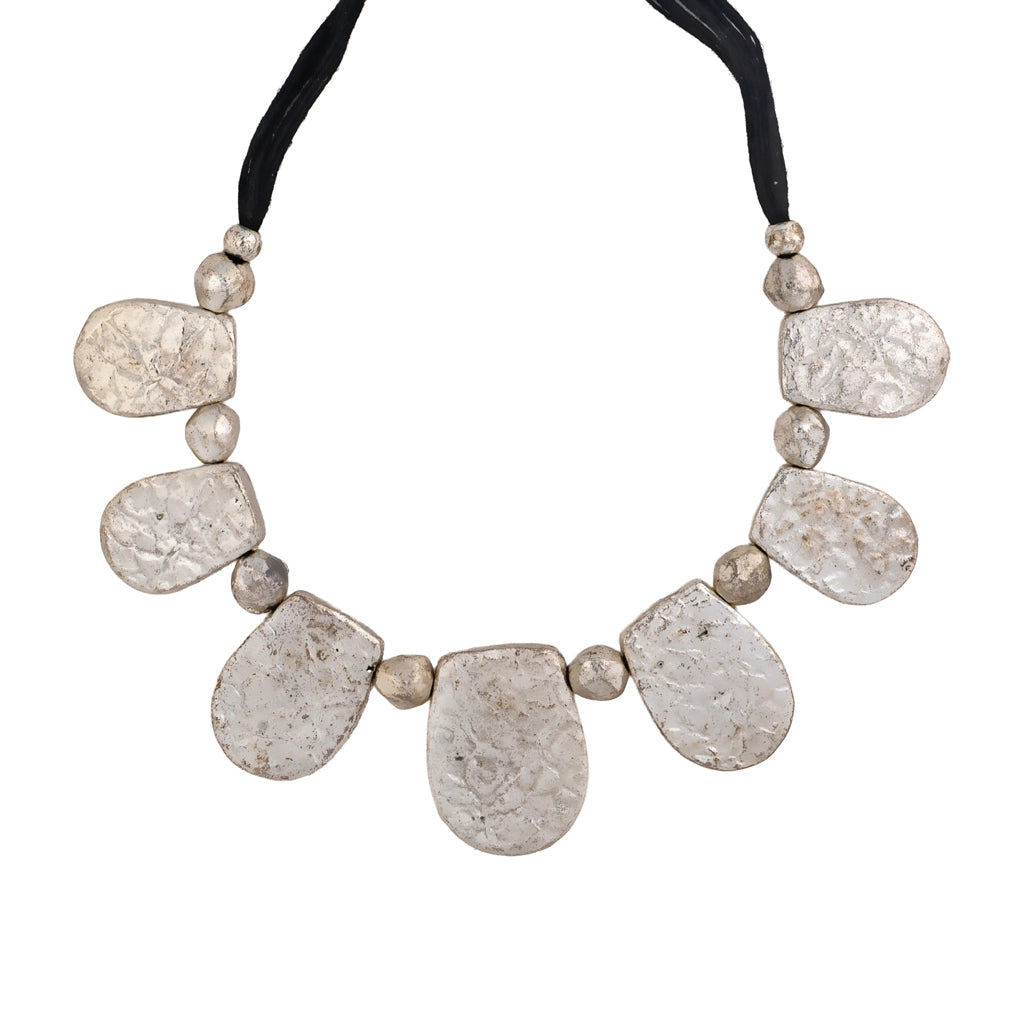 Rajvi Shila Silver Necklace