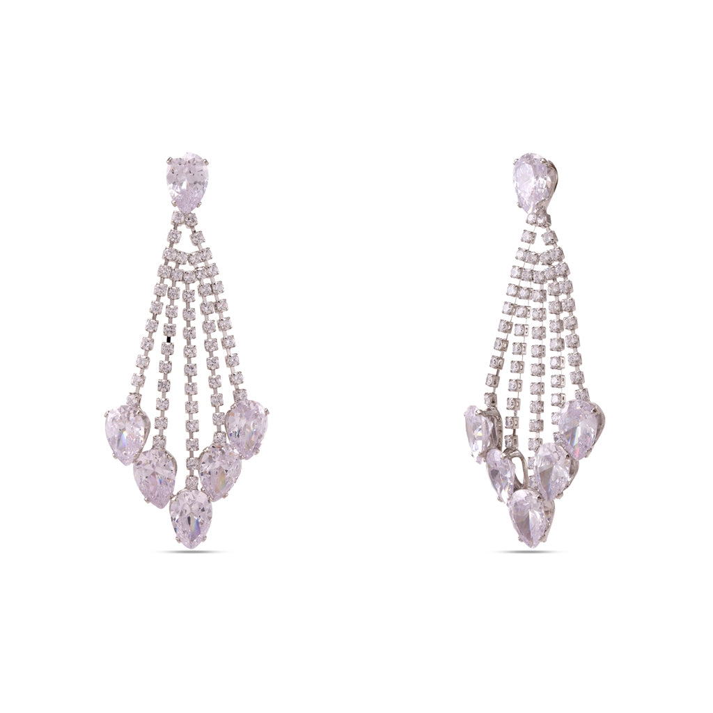 Celeste Cascade Crystal Danglers