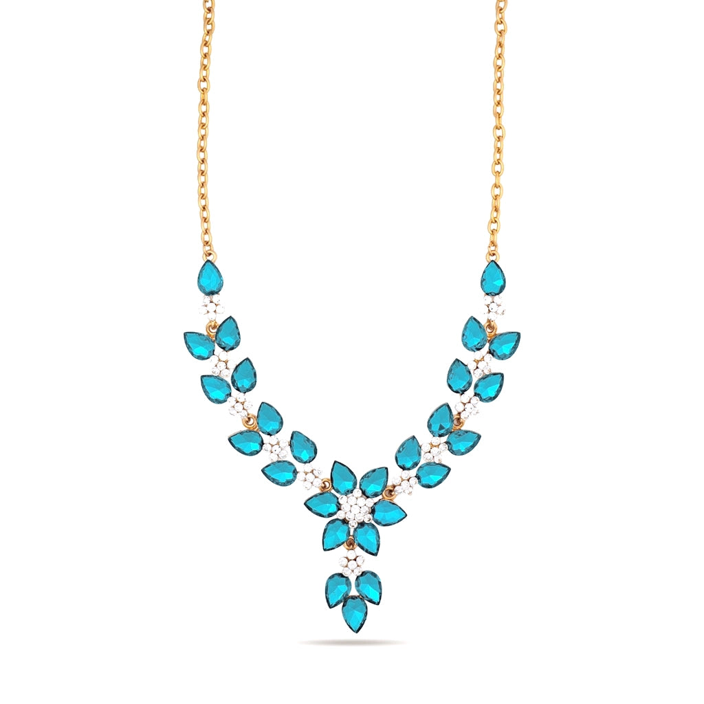 Azure Blossom Royale Necklace Set