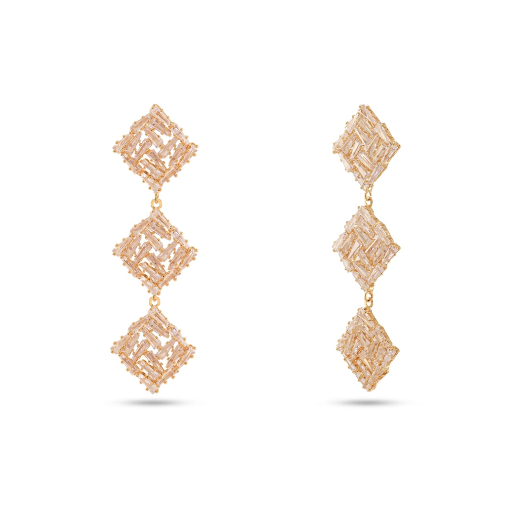 Luxe Lattice Square Drops