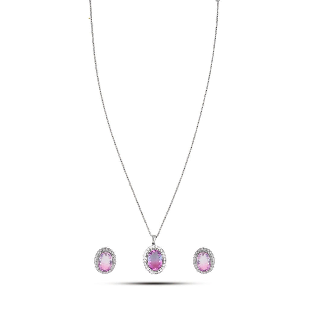 Lavender Royale Oval Jewelry Set