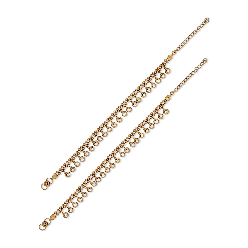 Crystal Drop Anklet