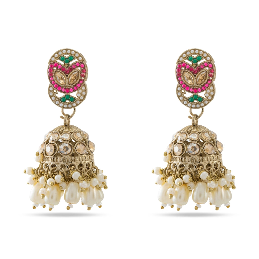 Multicolor Kundan Pendant Necklace