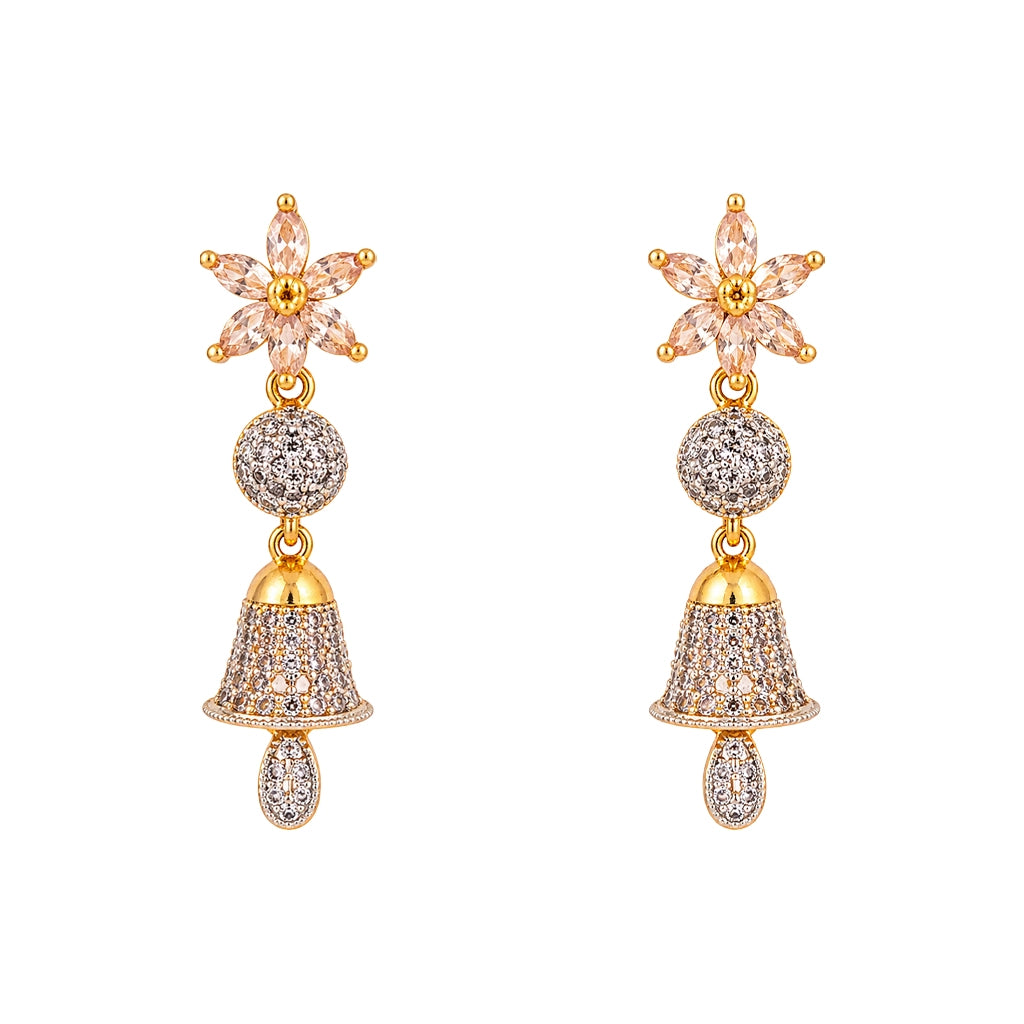 Gulnaar Bloom Jhumka Drops