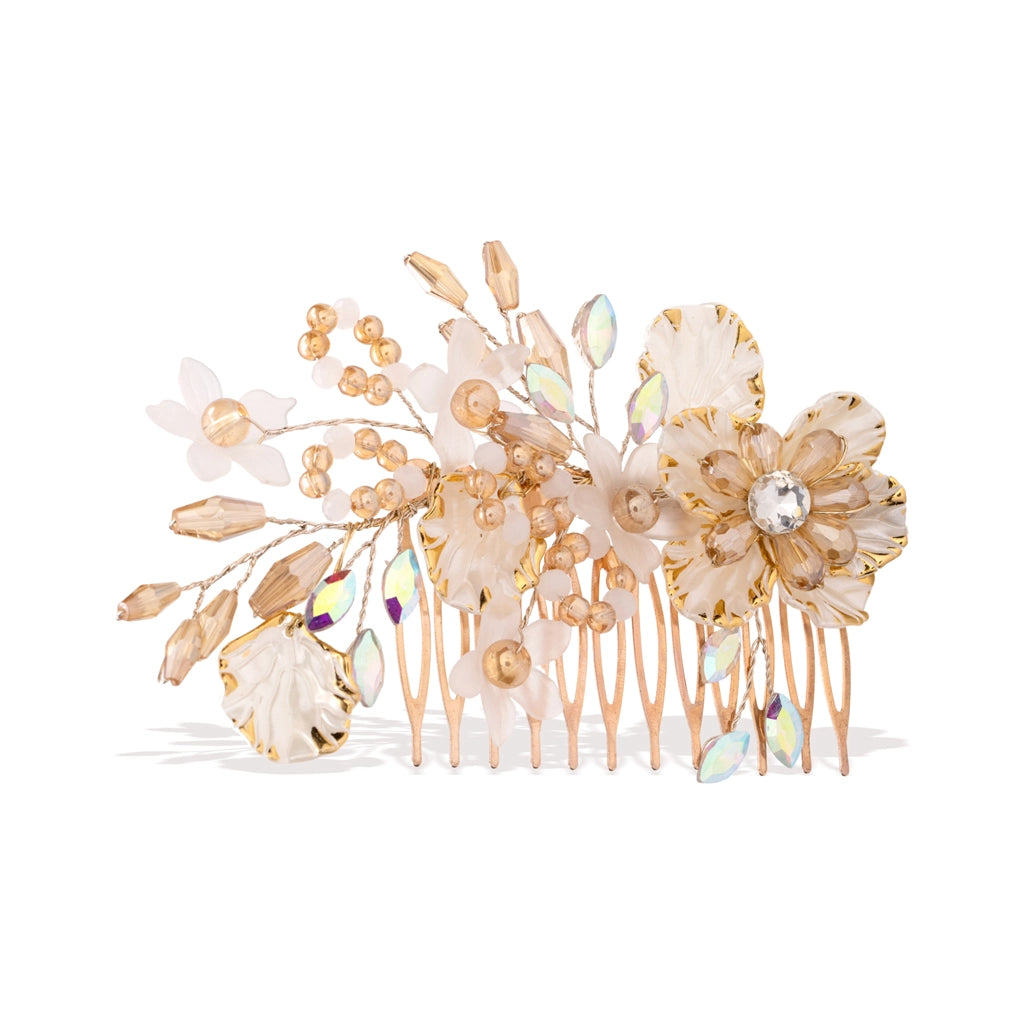 Aurielle Bloom Crystal Hair Comb