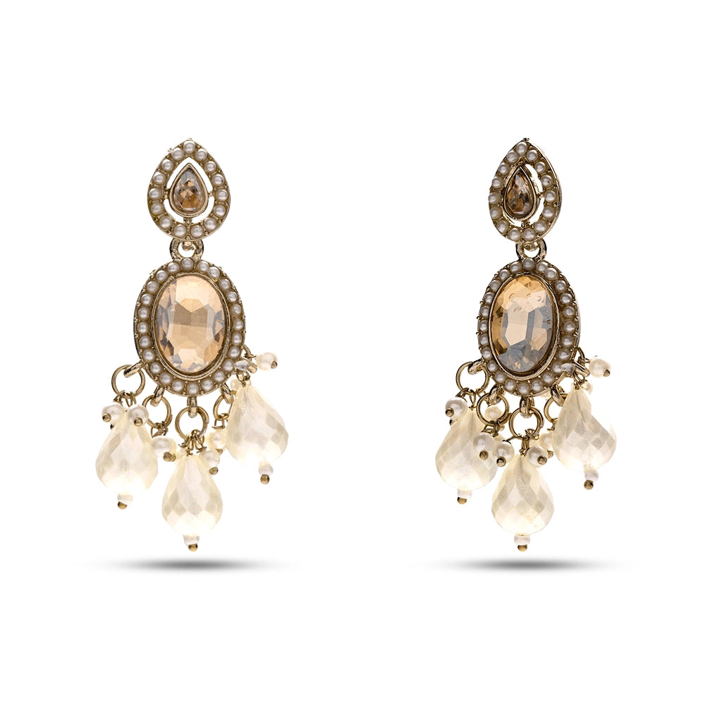 Noor-E-Jahan Rose Pearl Choker Set