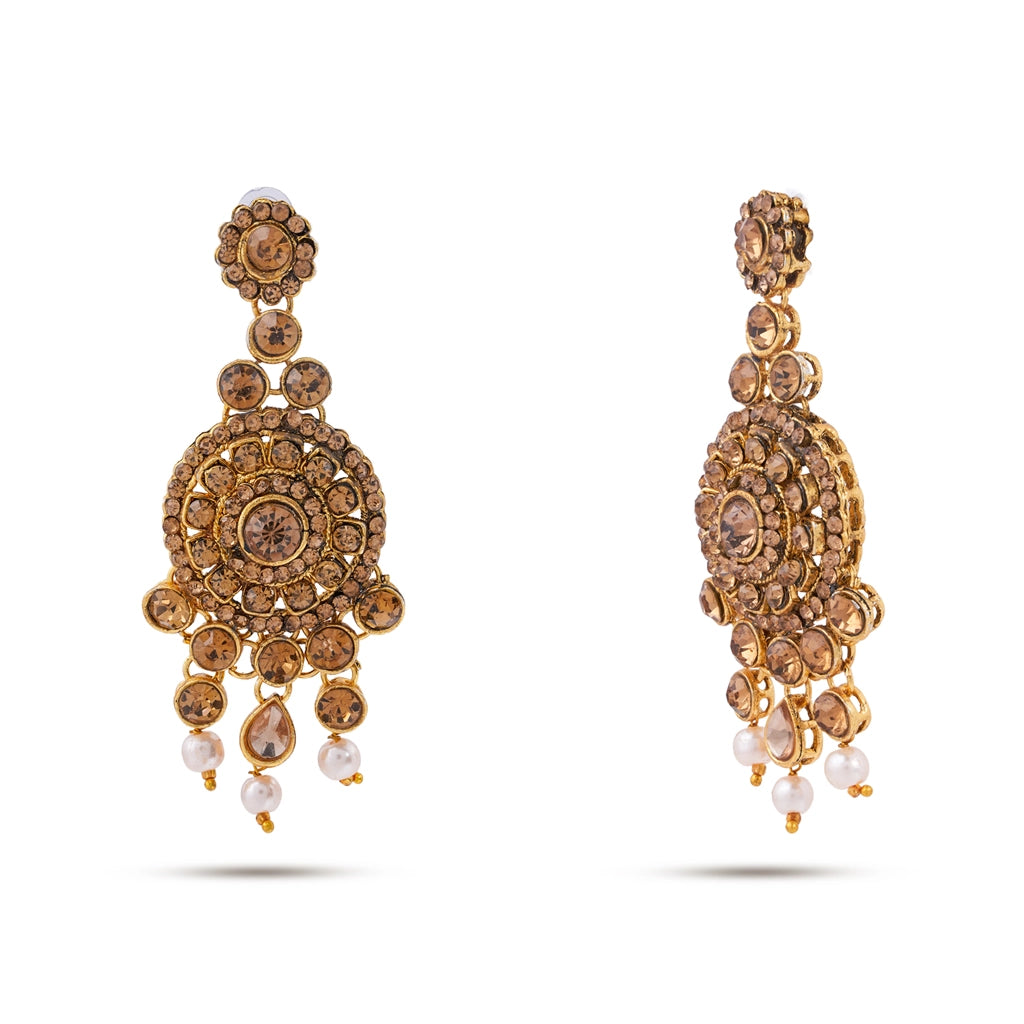 Champagne Zareen Royale Necklace Set
