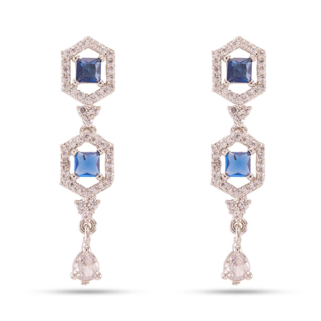 Aurelia Sapphire Crystal Necklace Set