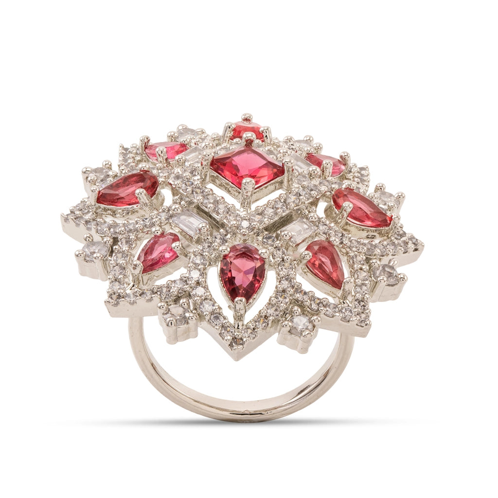 Red Sapphire Opulence Ring