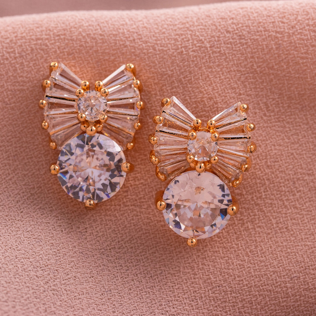 Aurora Bloom Crystal Stud Earrings