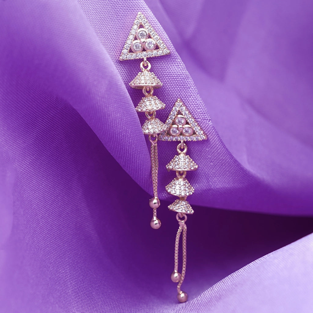 Triara Luxe Crystal Dangler Earrings