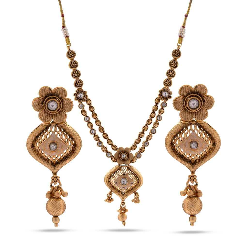 Rajvansh Antique Heritage Necklace Set