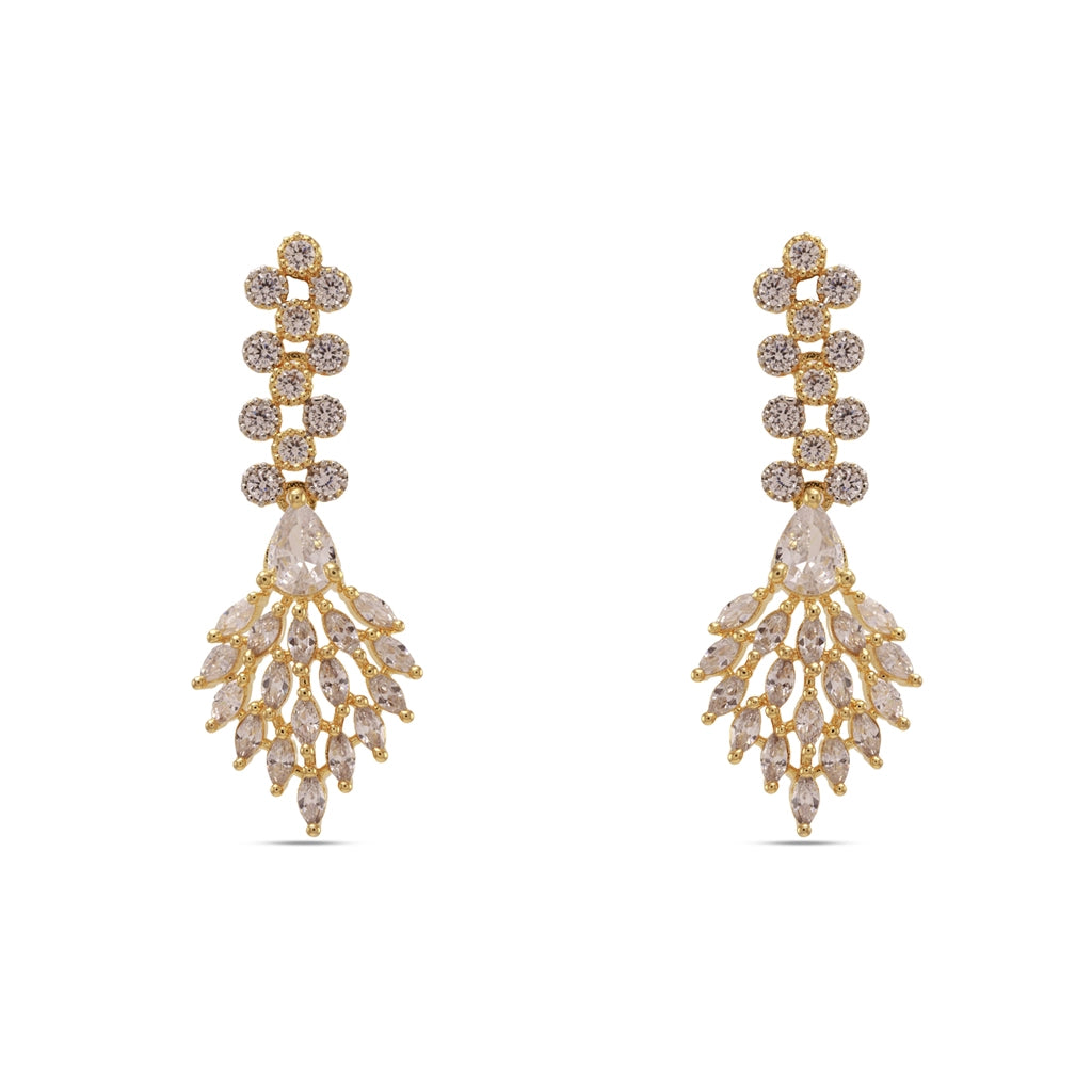 Aurielle Crystal Drop Necklace Set