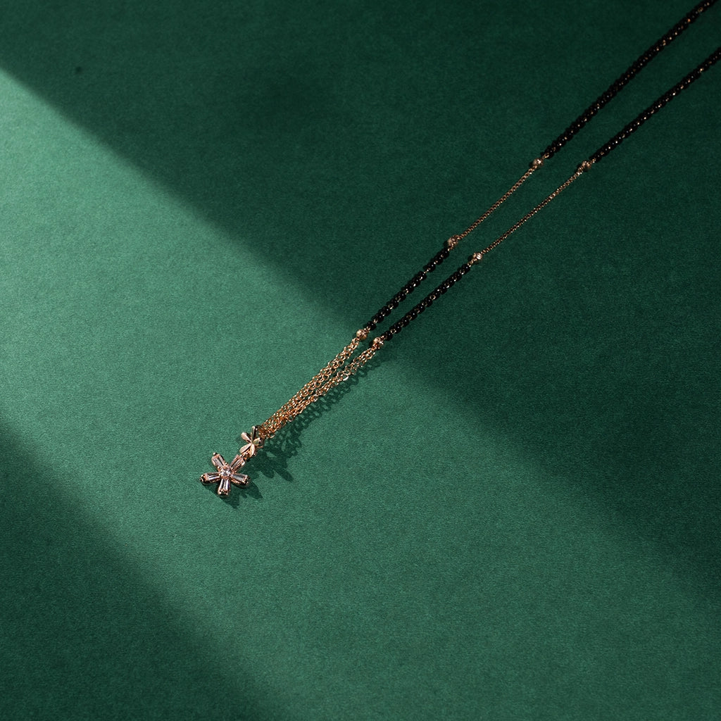 Celeste Crystal Mangalsutra Necklace