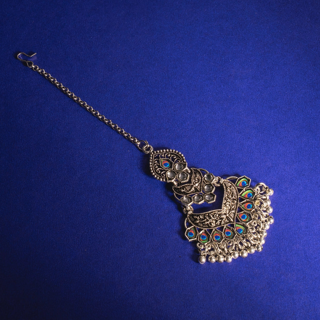 Mayura Peacock Maangtika