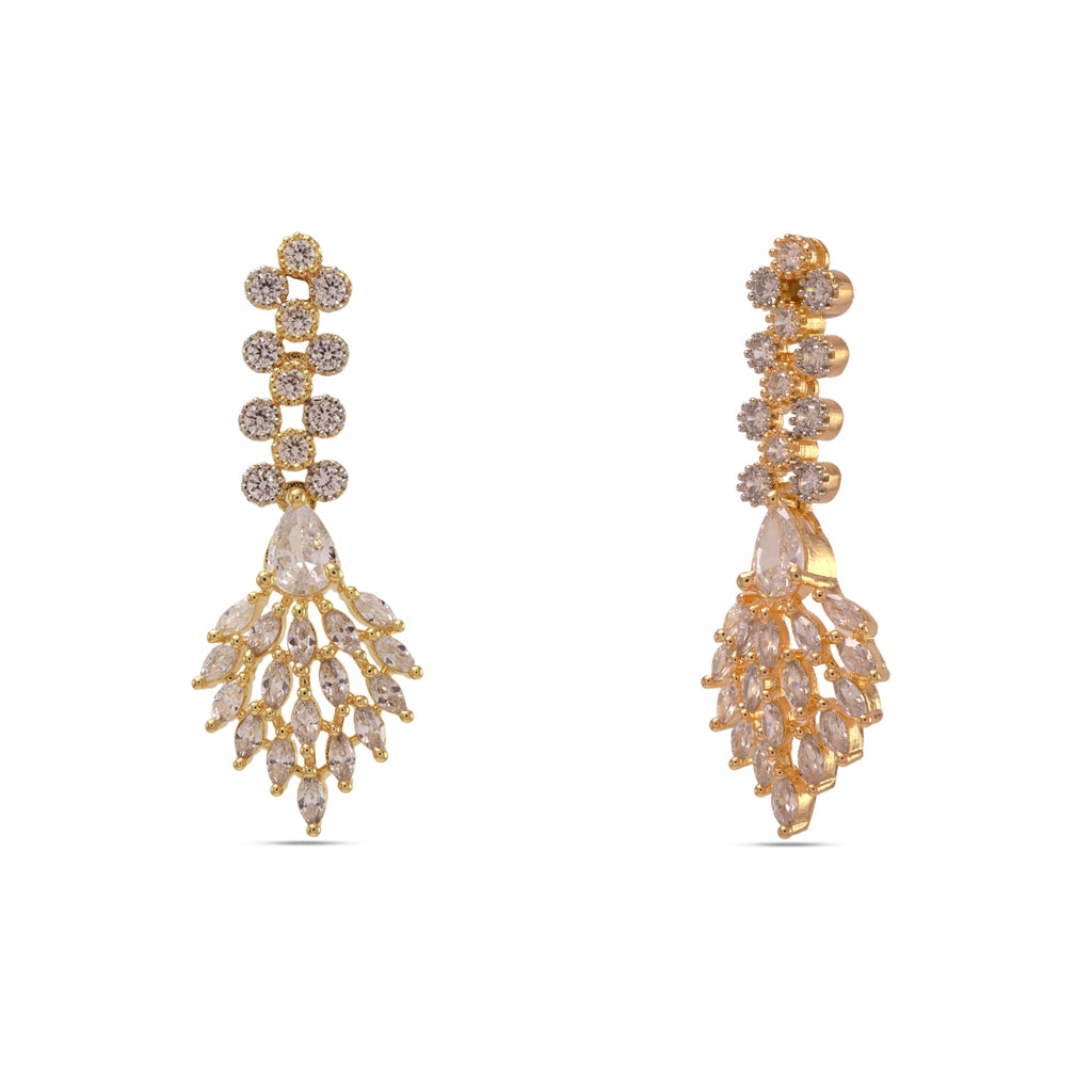 Aurielle Crystal Drop Necklace Set