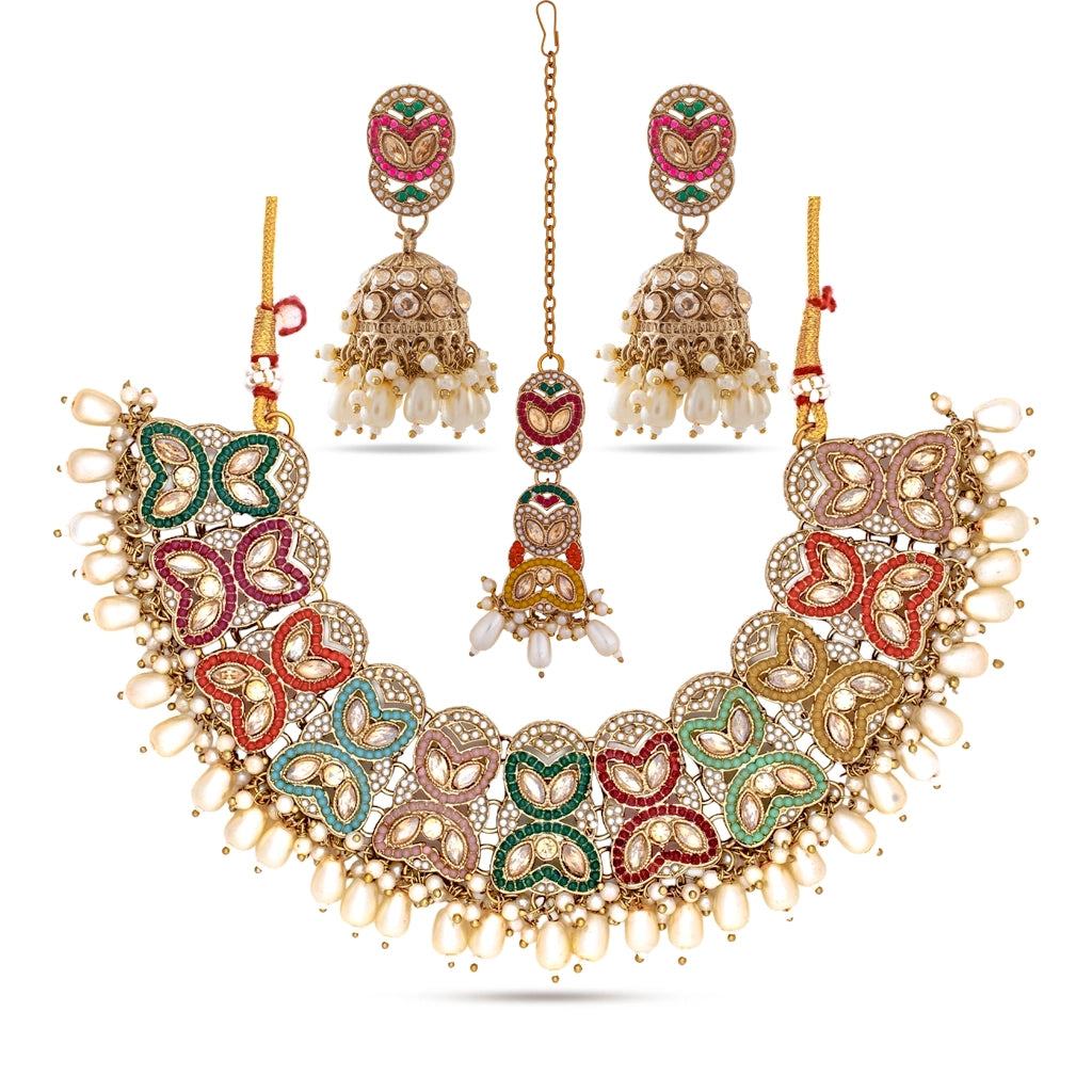 Rangrez Royal Polki Choker Set