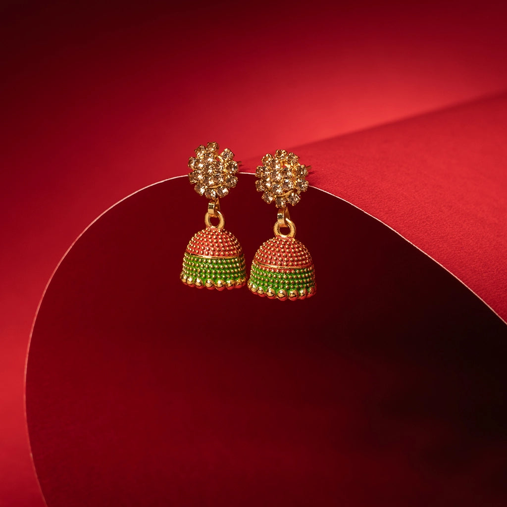 Aaina Aura Regal Duo Jhumkas