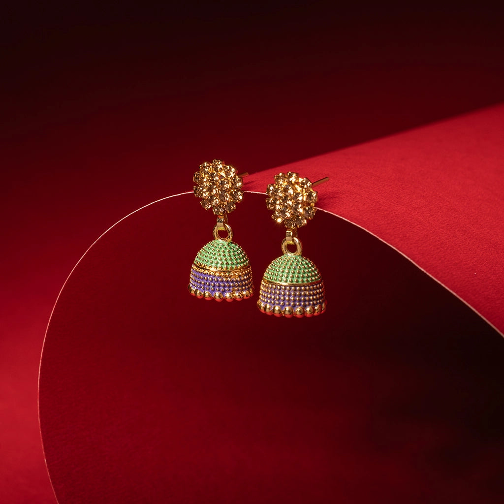 Aaina Aura Jewel Royale Jhumkas