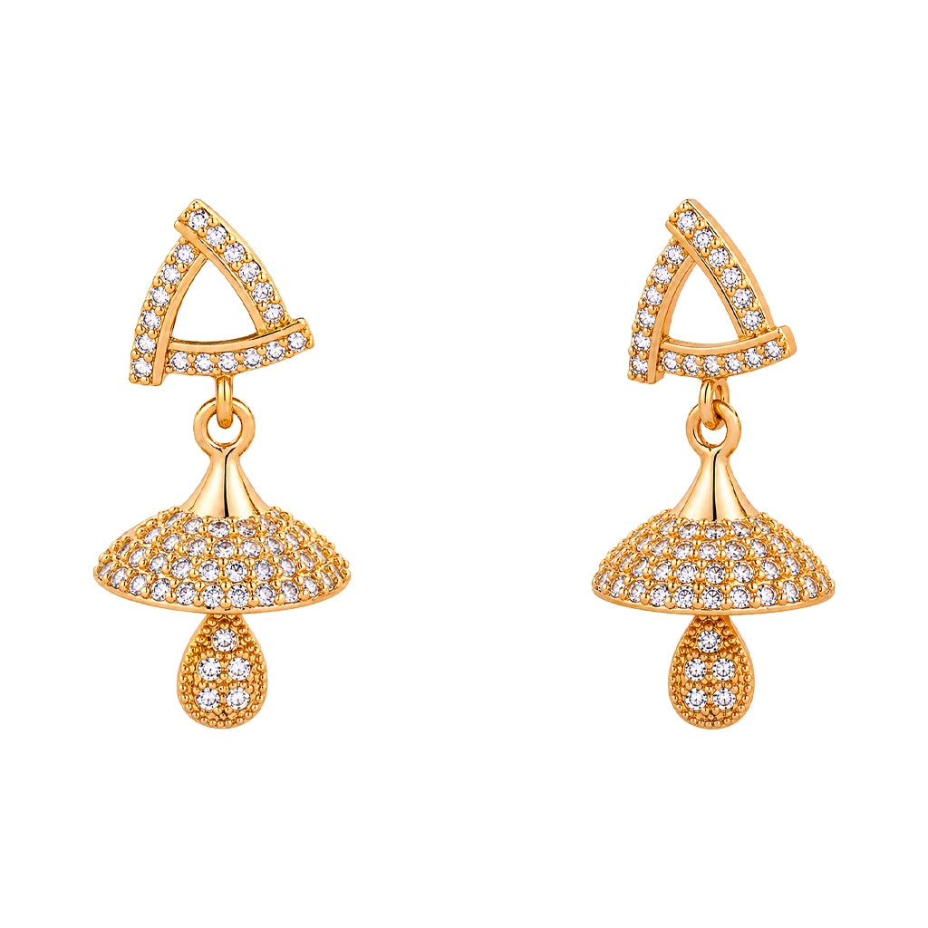Triara Royale Jhumka Earrings