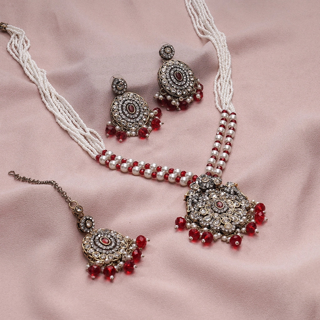 Ruhani Ruby Pearl Heritage Set