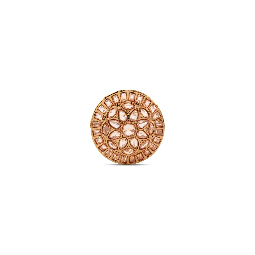 Celestial Halo Cocktail Ring