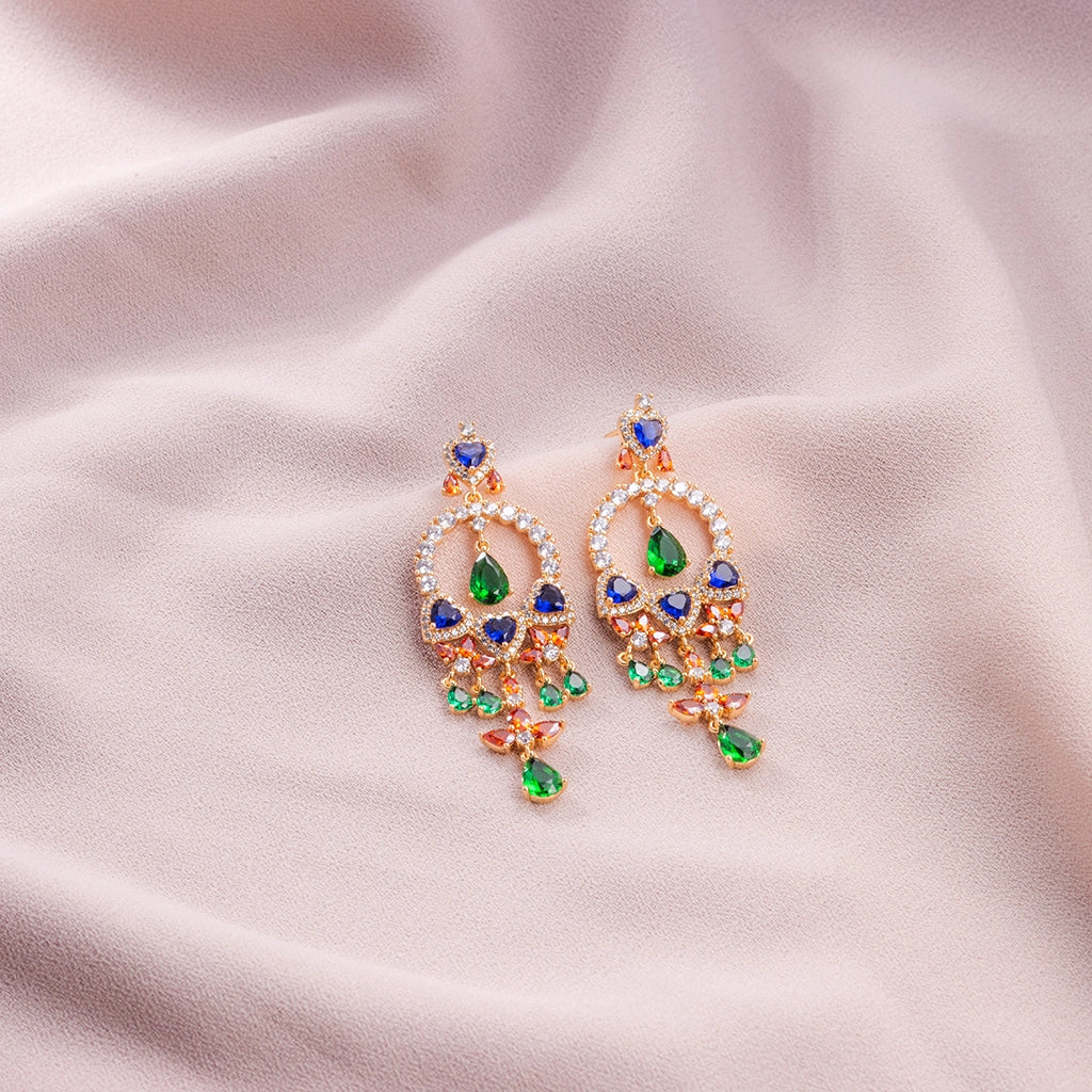 Aarohi Royale Chandelier Earrings