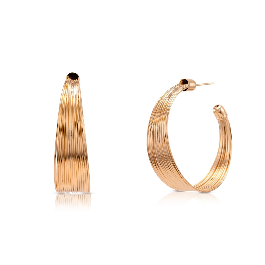 Aurelia Gold Wire Statement Set