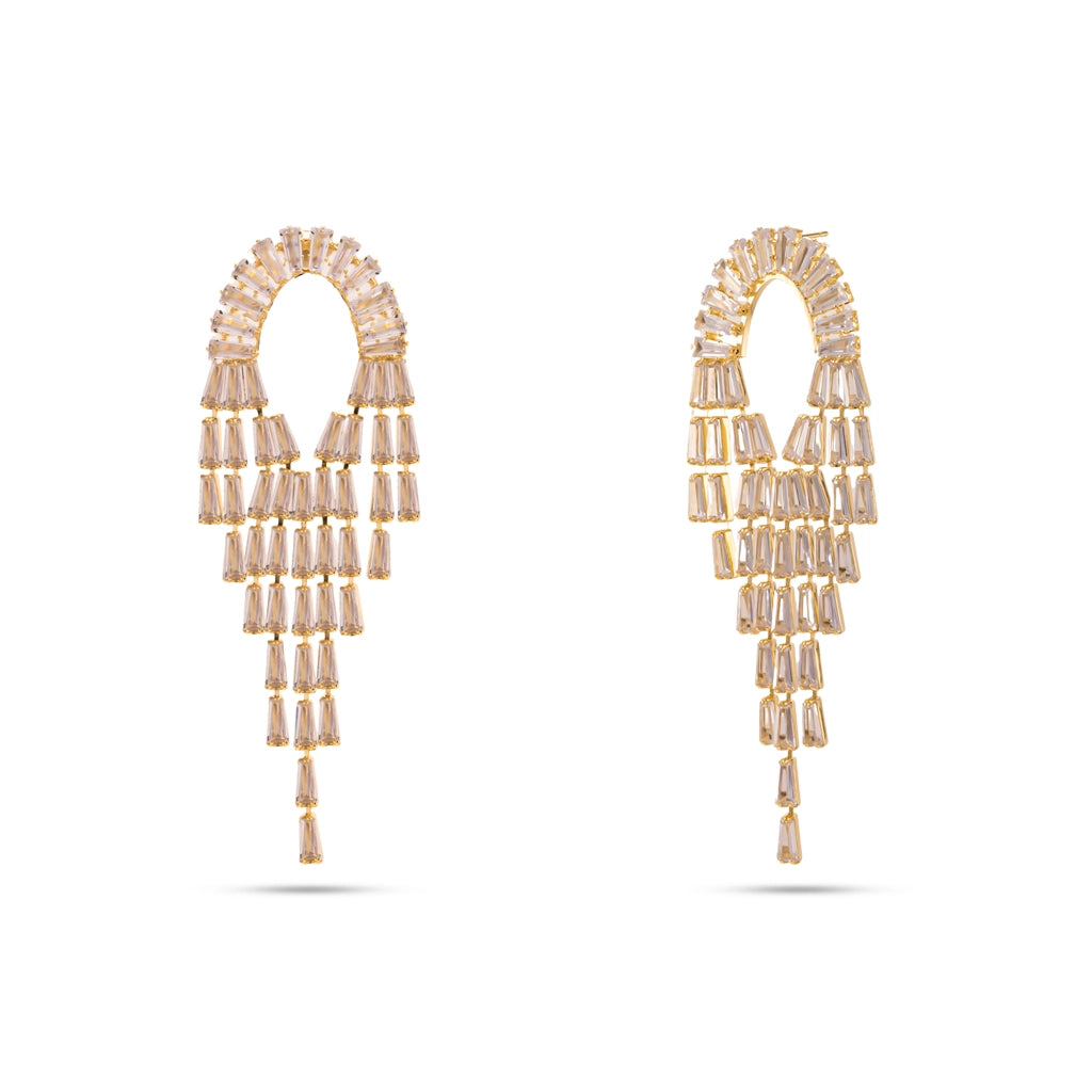 Aurora Baguette Cascade Danglers