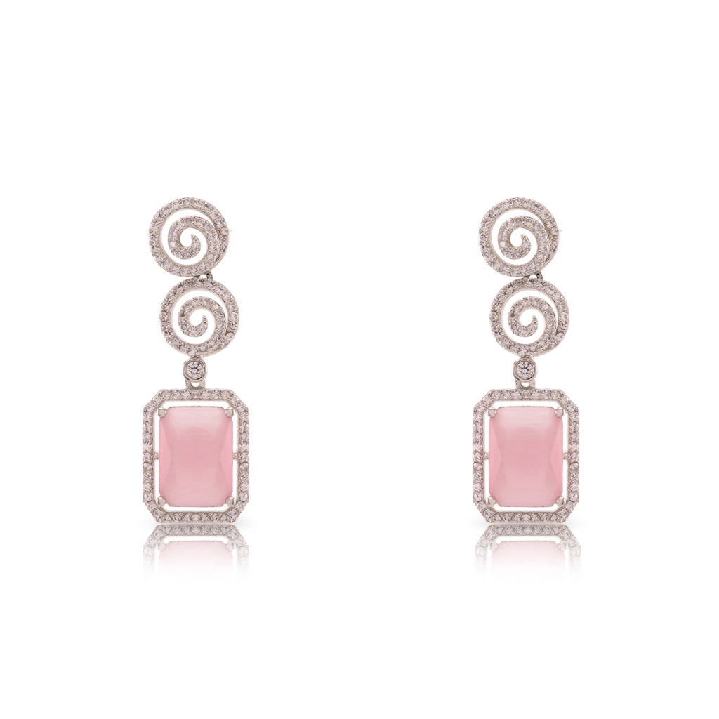 Rose Quartz Earrings