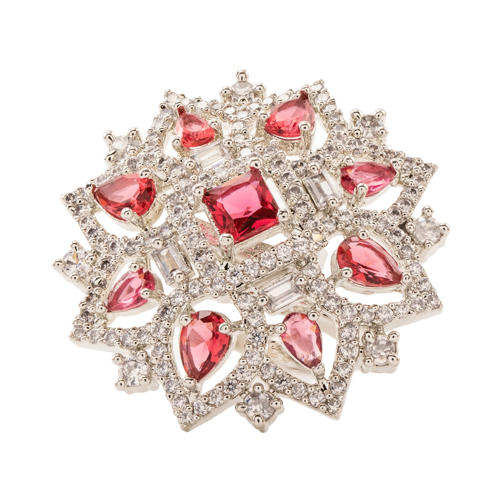 Red Sapphire Opulence Ring