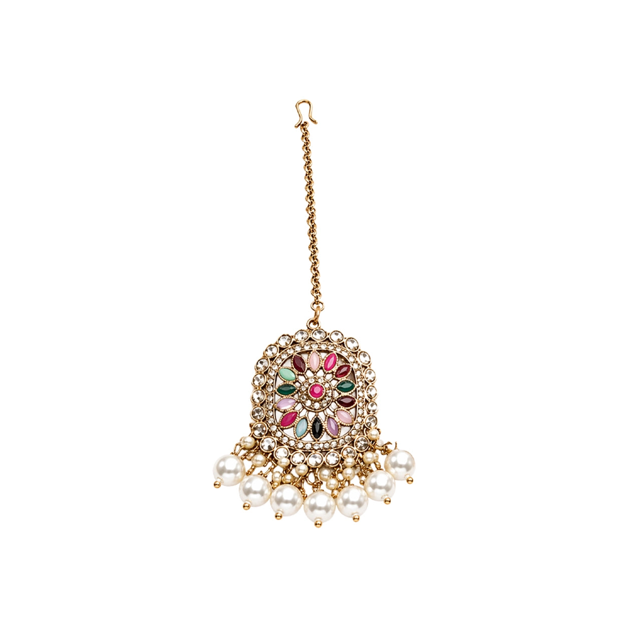 Rangella Prism Floral Necklace Set