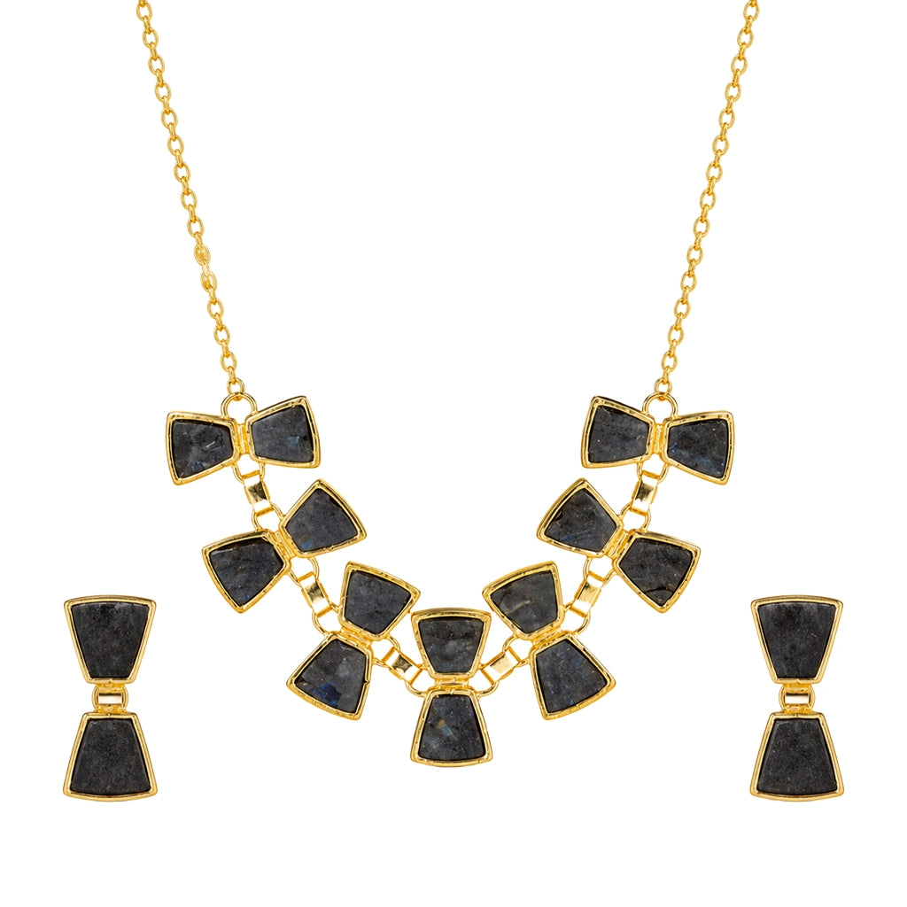 Onyx Eclipse Necklace Set