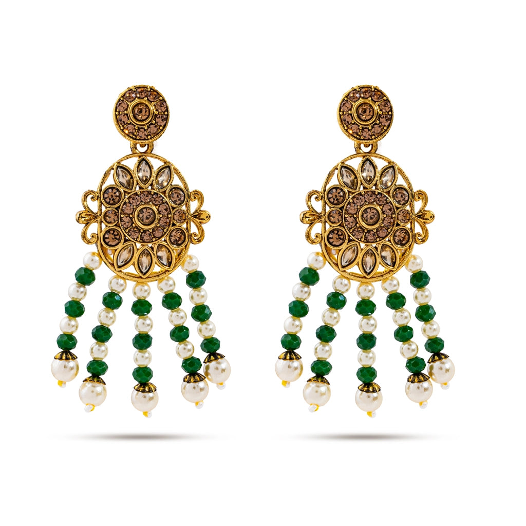 Emerald Noor Royale Layered Necklace Set