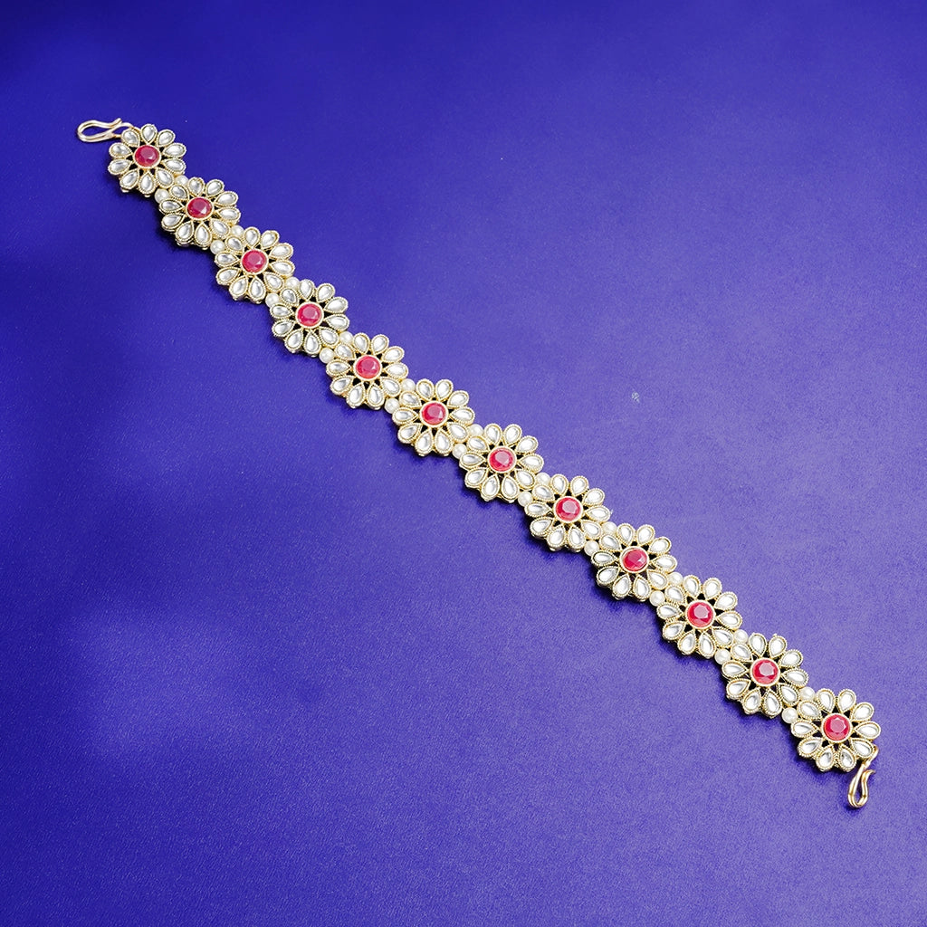 Noor Ruby Crystal Bracelet
