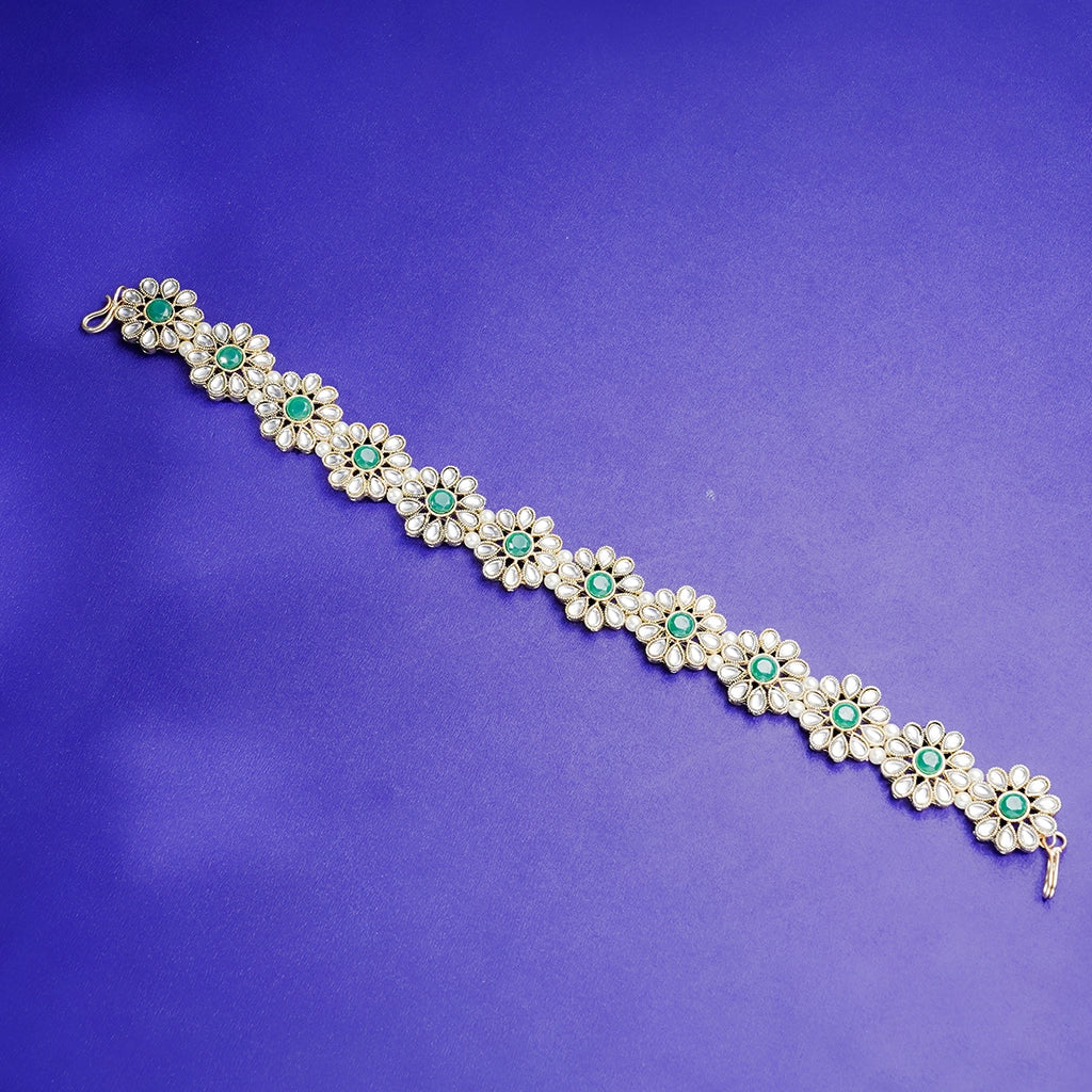 Noor Emerald Crystal Bracelet