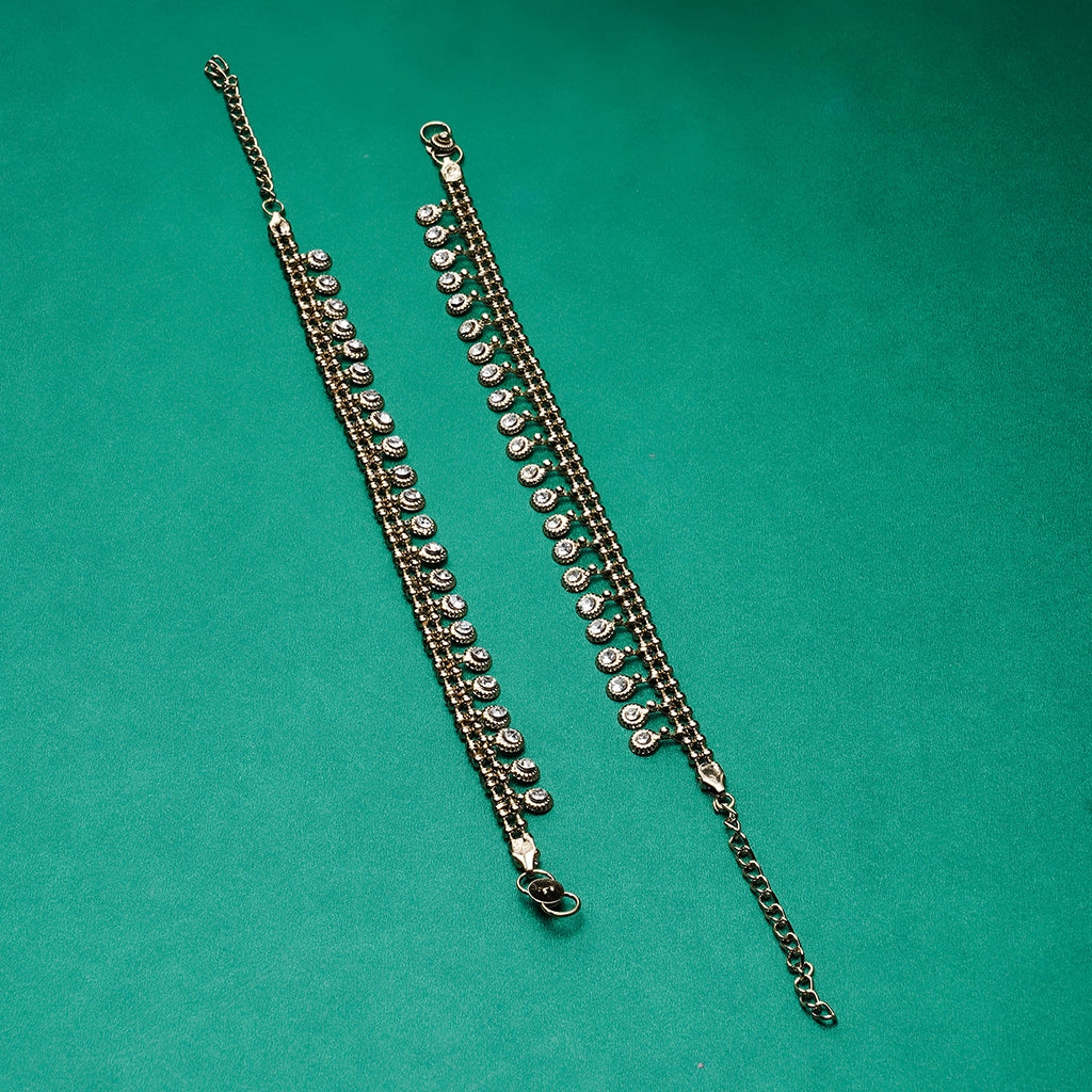 Crystal Drop Anklet