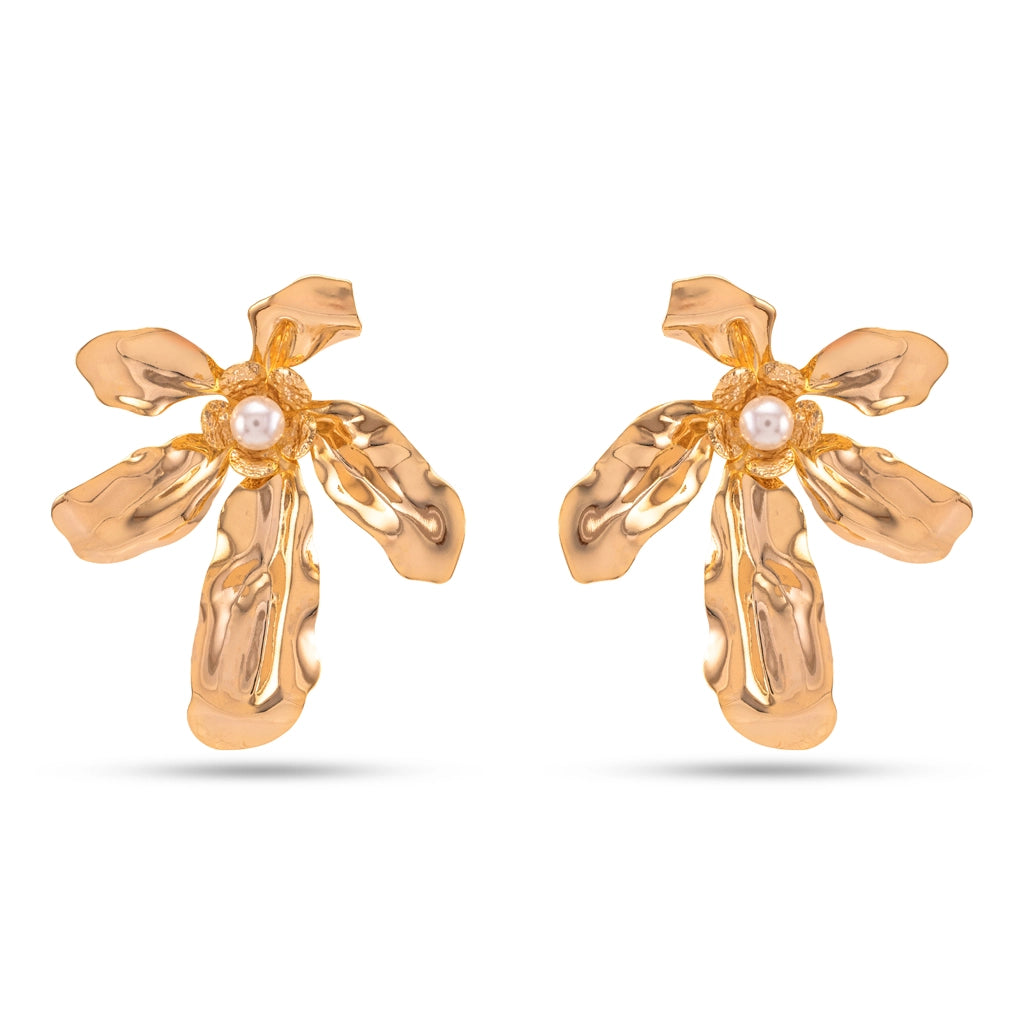 Aurora Bloom Pearl Studs