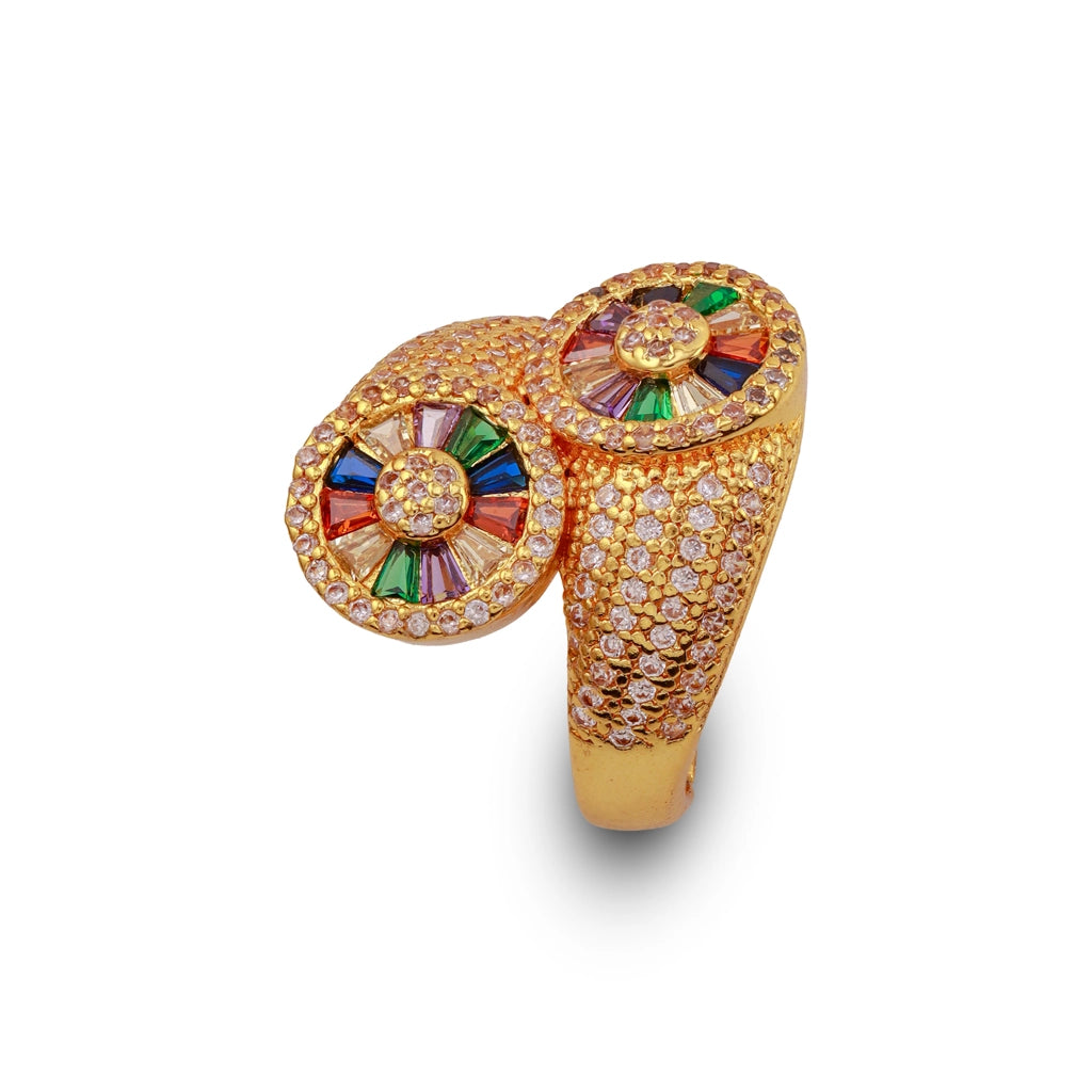 RangAura Dual Prism Ring