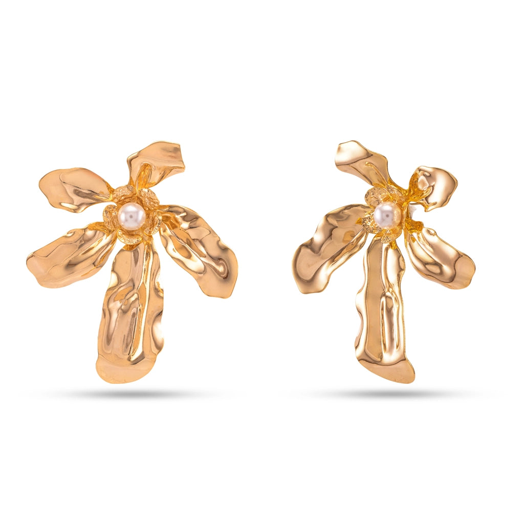 Aurora Bloom Pearl Studs