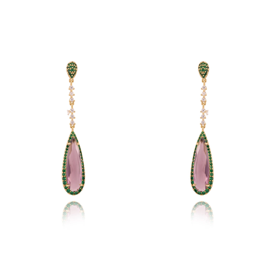 Nayara Amethyst Earrings